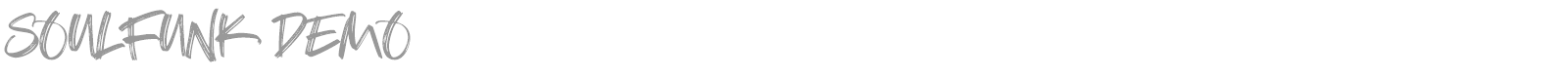 Soulfunk font preview
